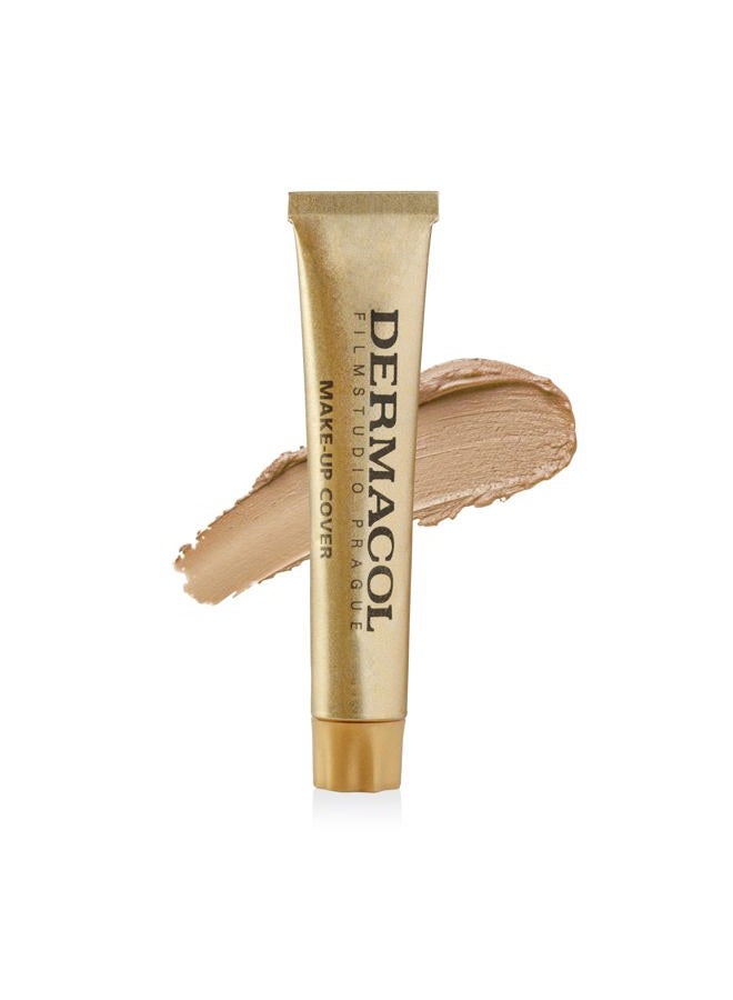 Dermacol كريم أساس تغطية كاملة | مكياج مقاوم للماء يدوم طويلاً SPF30 | سائل خفيف الوزن ومضاد للحساسية | تغطية الوشم، حب الشباب، البقع، تحت العين | 30غ (223) - Image 2